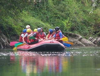  Calmer rafting passage 